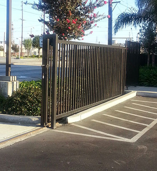 metal railing gate